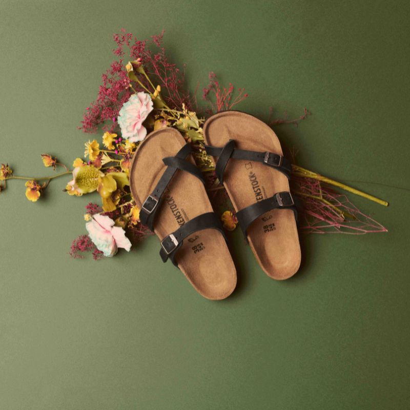 Birkenstock Mayari Regular Oiled Leather (Classic Footbed + Suede Lined)