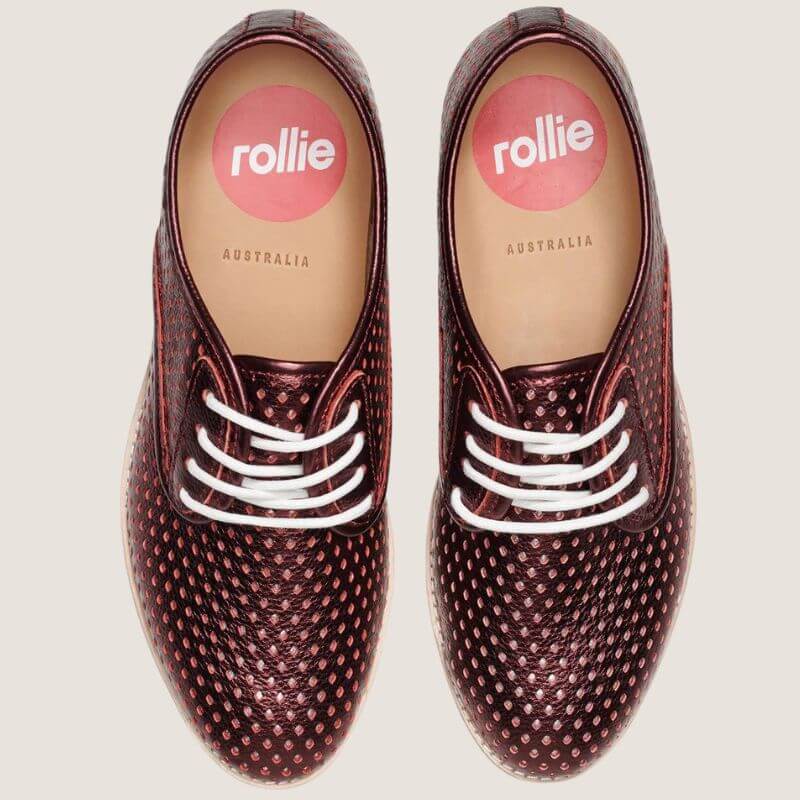 Rollie Derby Punch Overlay Sneaker