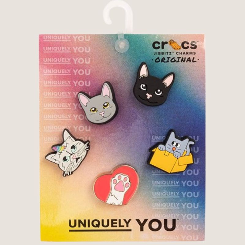 Crocs Cats 5 Pack Jibbitz Charms