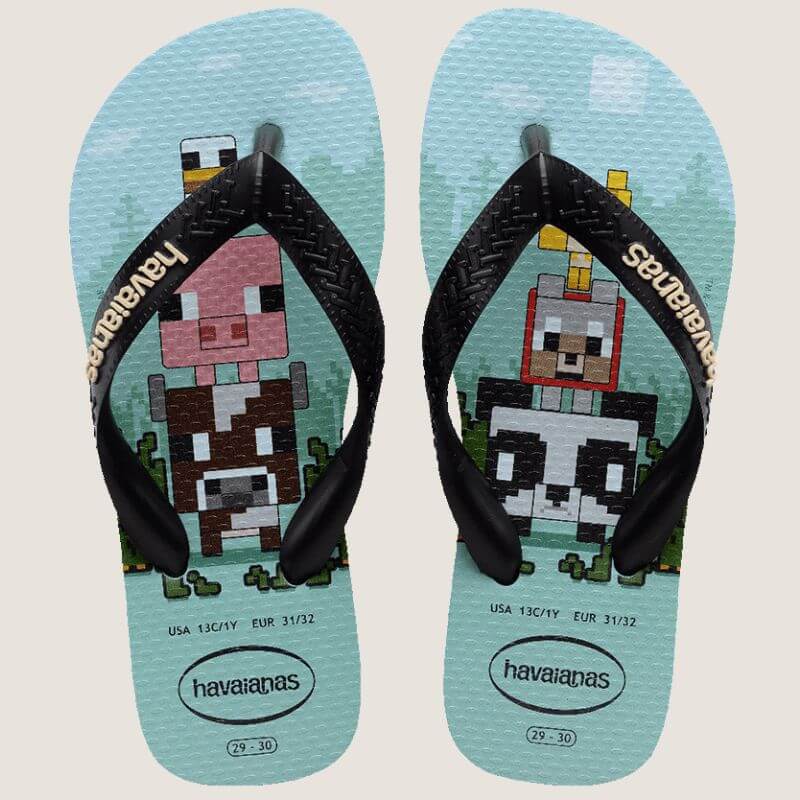 Havaianas Kids Top Minecraft Thong