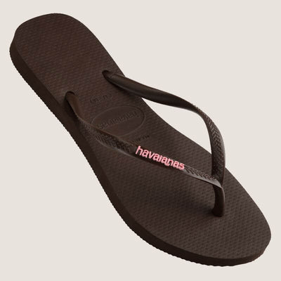 Havaianas Slim Rubber Logo Thong