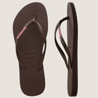 Havaianas Slim Rubber Logo Thong