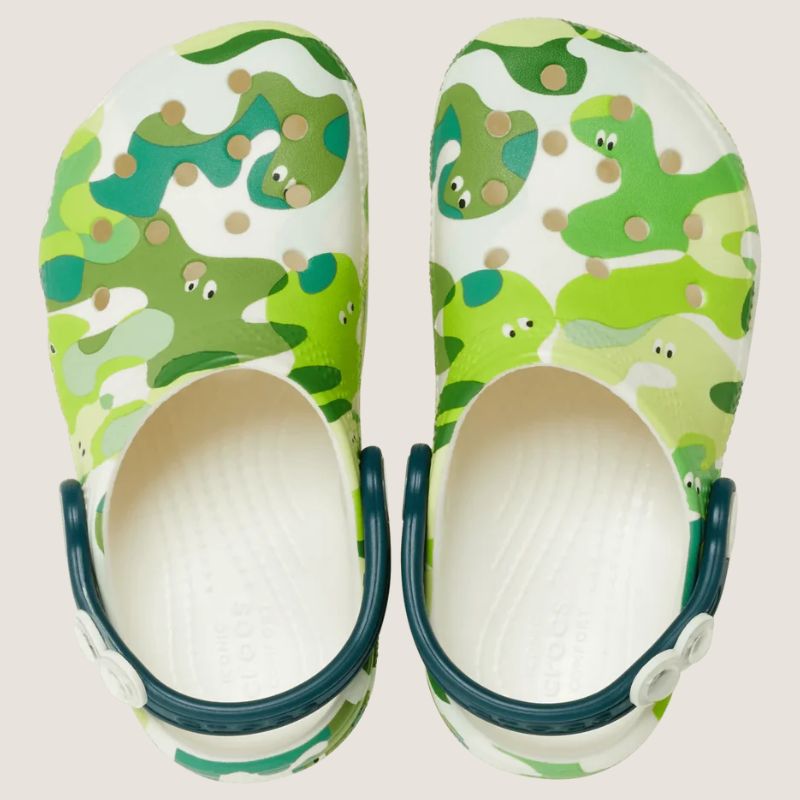 Crocs Toddler Classic Glow Slim Monsters Clog