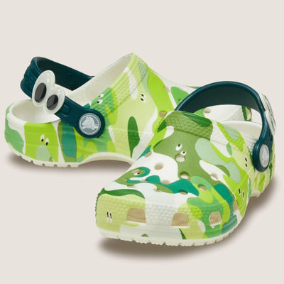 Crocs Toddler Classic Glow Slim Monsters Clog