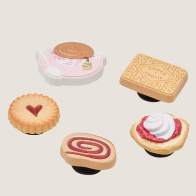 Crocs English Tea And Treats 5 Pack Jibbitz Charms