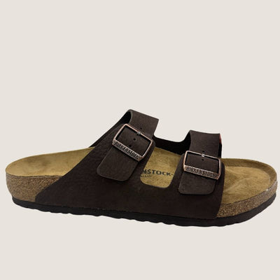 Birkenstock Arizona Nubuck Leather Regular (Classic Footbed + Suede Lined)