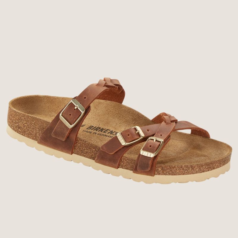 Birkenstock Franca Braided Regular (Oiled Leather + Classic Footbed)