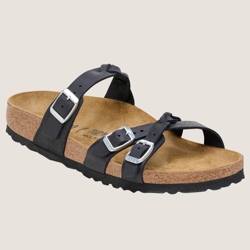 Birkenstock Franca Braided Narrow (Oiled Leather + Classic Footbed)