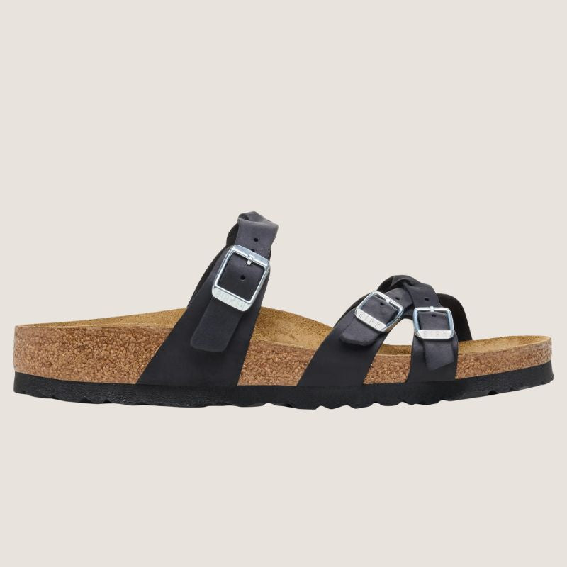 Birkenstock Franca Braided Narrow (Oiled Leather + Classic Footbed)