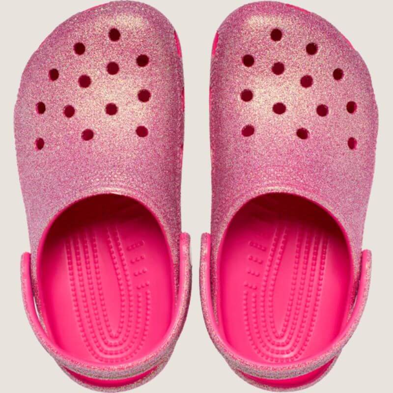 Crocs Kids Classic Iridescent Glitter Clog