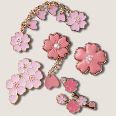 Crocs Blooming Cherry Blossom 5 Pack Jibbitz Charms