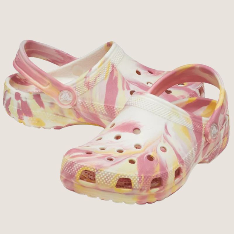 Crocs Kids Classic Glow Marbled Clog