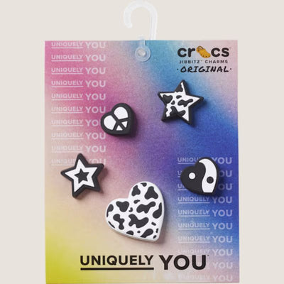 Crocs Mono BnW 5 Pack Jibbitz Charms