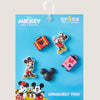 Crocs Mickey Vacation 5 Pack Jibbitz Charms