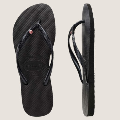 Havaianas Slim Coloured Crystal Thong