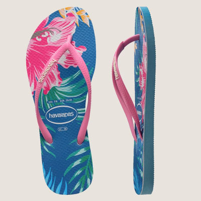 Havaianas Slim Floral Palm Tranquility Thong